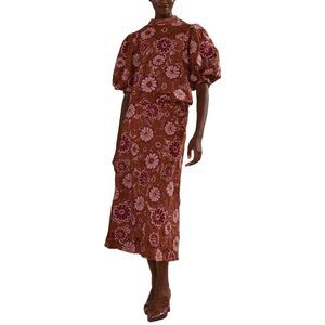Farm Rio Womens  Gigi Tapestry Guipure Skirt